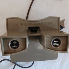 Vintage Gaf View-Master Viewer 1970's Brown GAF Corporation Made In USA