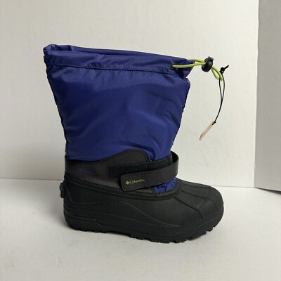 Columbia Youth Powderbug Shorty Snow Boot Purple Size 6 M