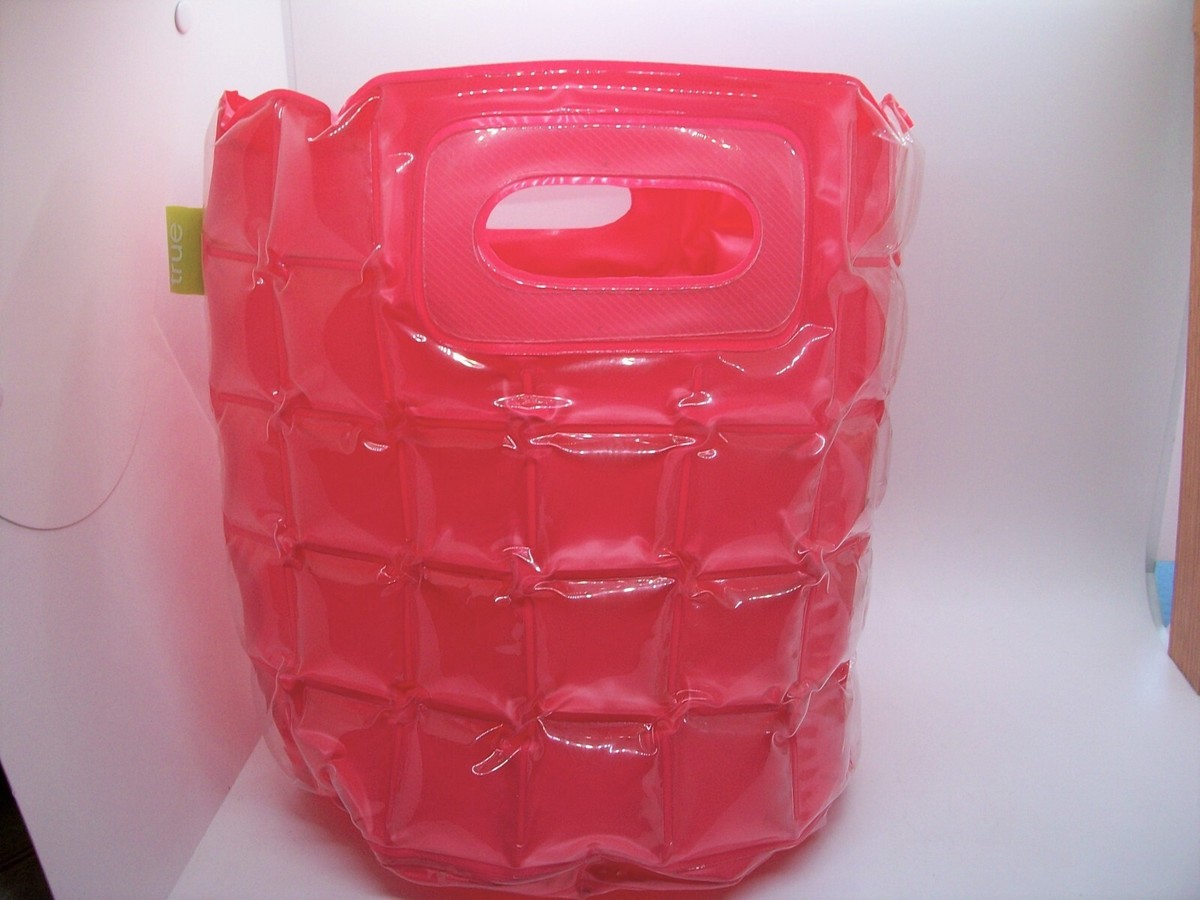 Novelty Ice Bucket HOT PINK BloW UP True brand Poolside Beach