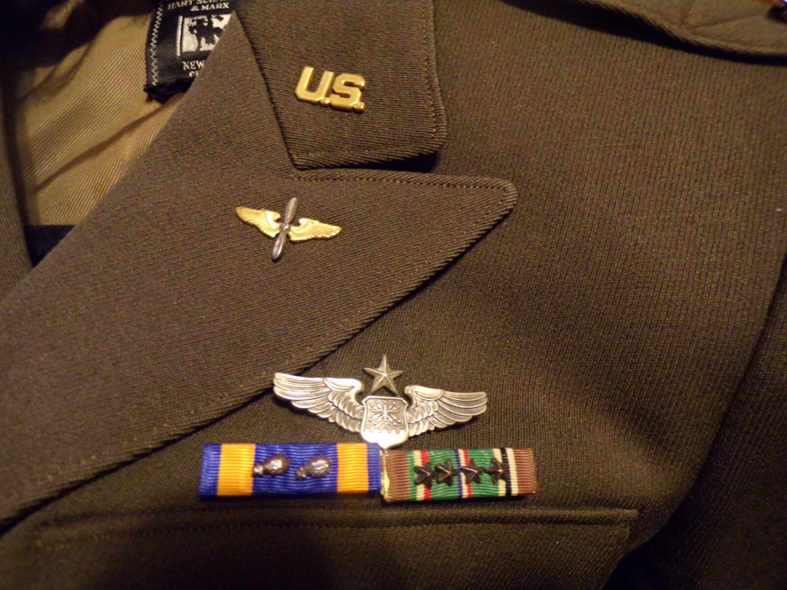 WW2/USAAF/Original/Aviation Officer Jacket/Mgf.Hart S… Gem