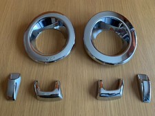 CHROME COVERS FITS RANGE ROVER SPORT HSE FOG LIGHT COVER WASHER WINDSCREEN JET