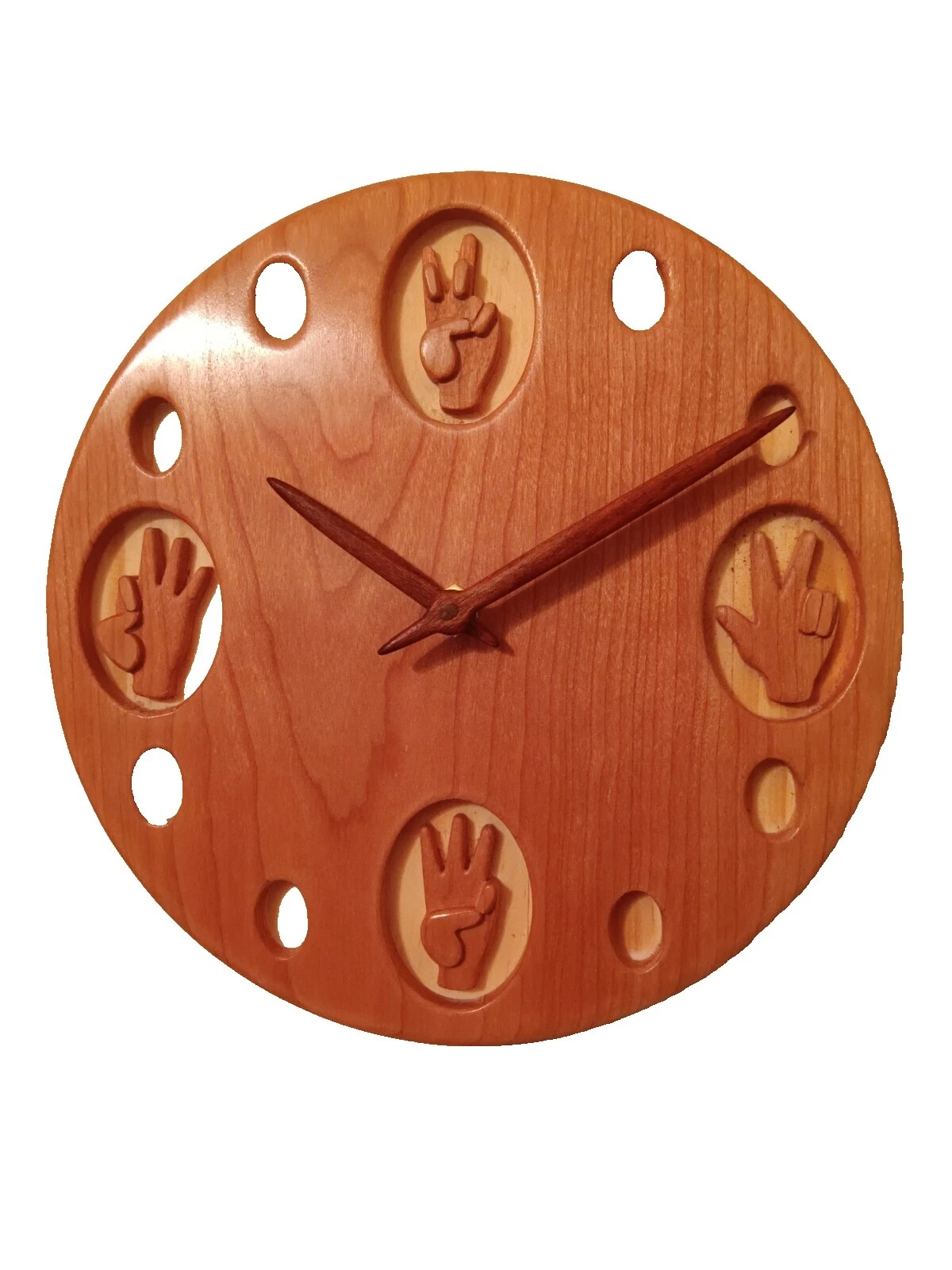 Relojes de pared de cocina de madera