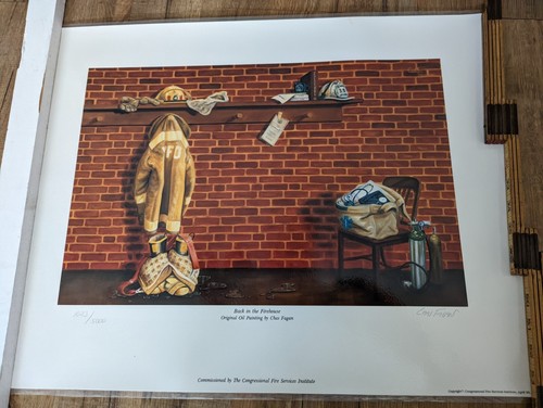 Firefighter Vintage Prints Lot - Picture 22 of 22