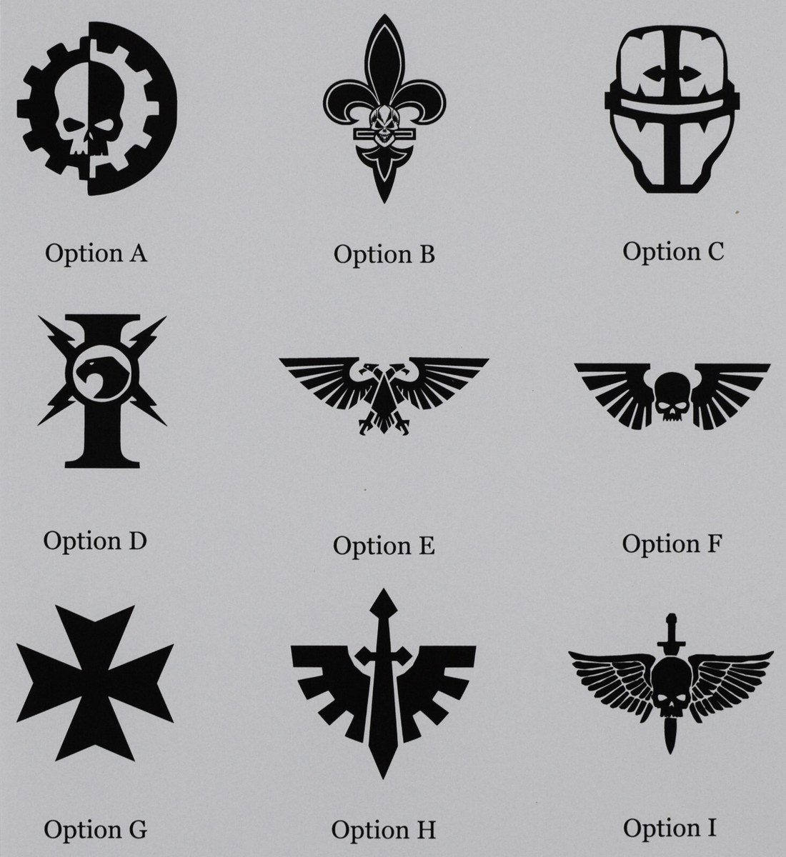 40k Number Sign Warhammer 40k Symbols