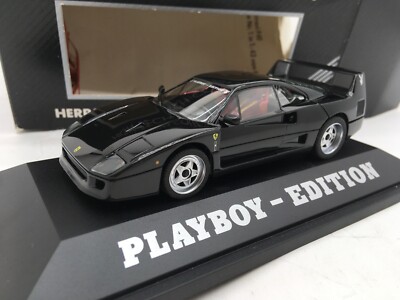 🇺🇦 1:43 Ferrari F40 PLAYBOY Black Open Herpa Made in West