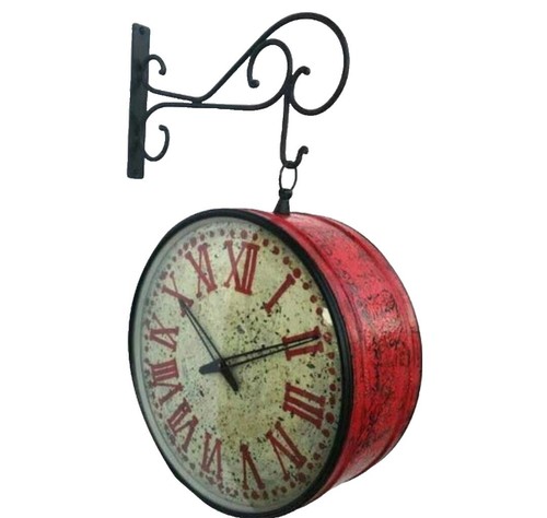 HomDeo Vintage Metallschild – Rustikale Wanddekoration Mit Flaggen-Motiv