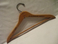 Vintage Wooden 17" Suit Hanger Advertisement B  B LORRYS 164-08 Jamaica Ave NY