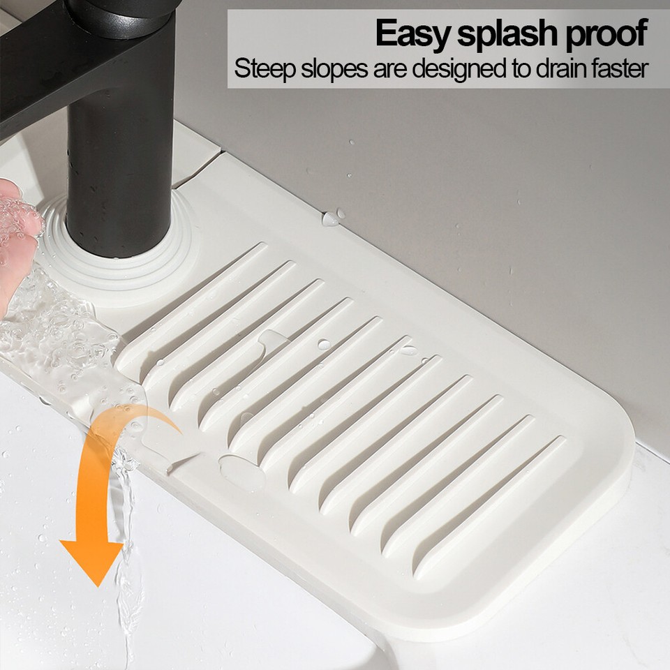 Absorbent Kitchen Accessories Faucet Mat Laundry Room Draining Sink