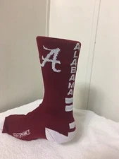 *** 3 Pair Men's Alabama Elite Crew Socks Large***