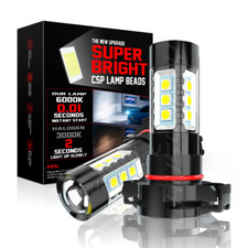 5202 Led Fog Lights For 2010-2016 Chrysler Town Country Dodge Grand Caravan
