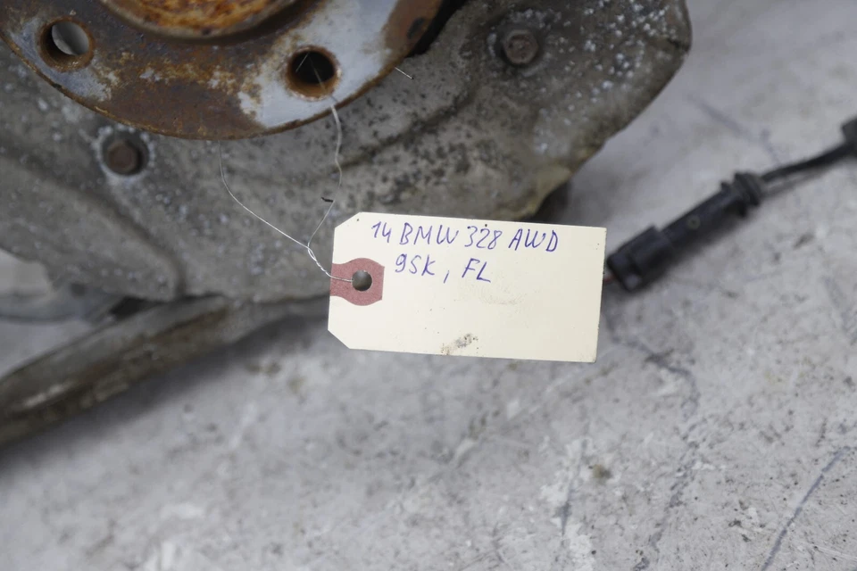 12-18 BMW F30 320i 328i AWD Front Driver Suspension Spindle Knuckle Arm Pinion - Image 2 of 4