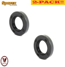 2-Pack!! New! Sparex S.50160 Metric Oil Seal Nitrile Double Lip W/Spring 15x24x7