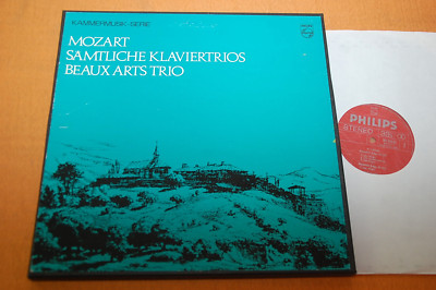 Beaux Arts Trio Mozart Complete Piano Trios Dutch Philips Stereo 2LP Box '74 NM