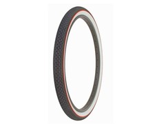 ORIGINAL F R LOWRIDER Bicycle Tire 26 X 2.125 BLACK/WHITE SIDE WALL RED LINE