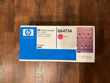 HP Q6473A Magenta Color LaserJet Print Toner Cartridge Original for 3600 Series