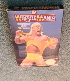 WWF WrestleMania (Nintendo Entertainment System, 1988) NES Complete in Box.
