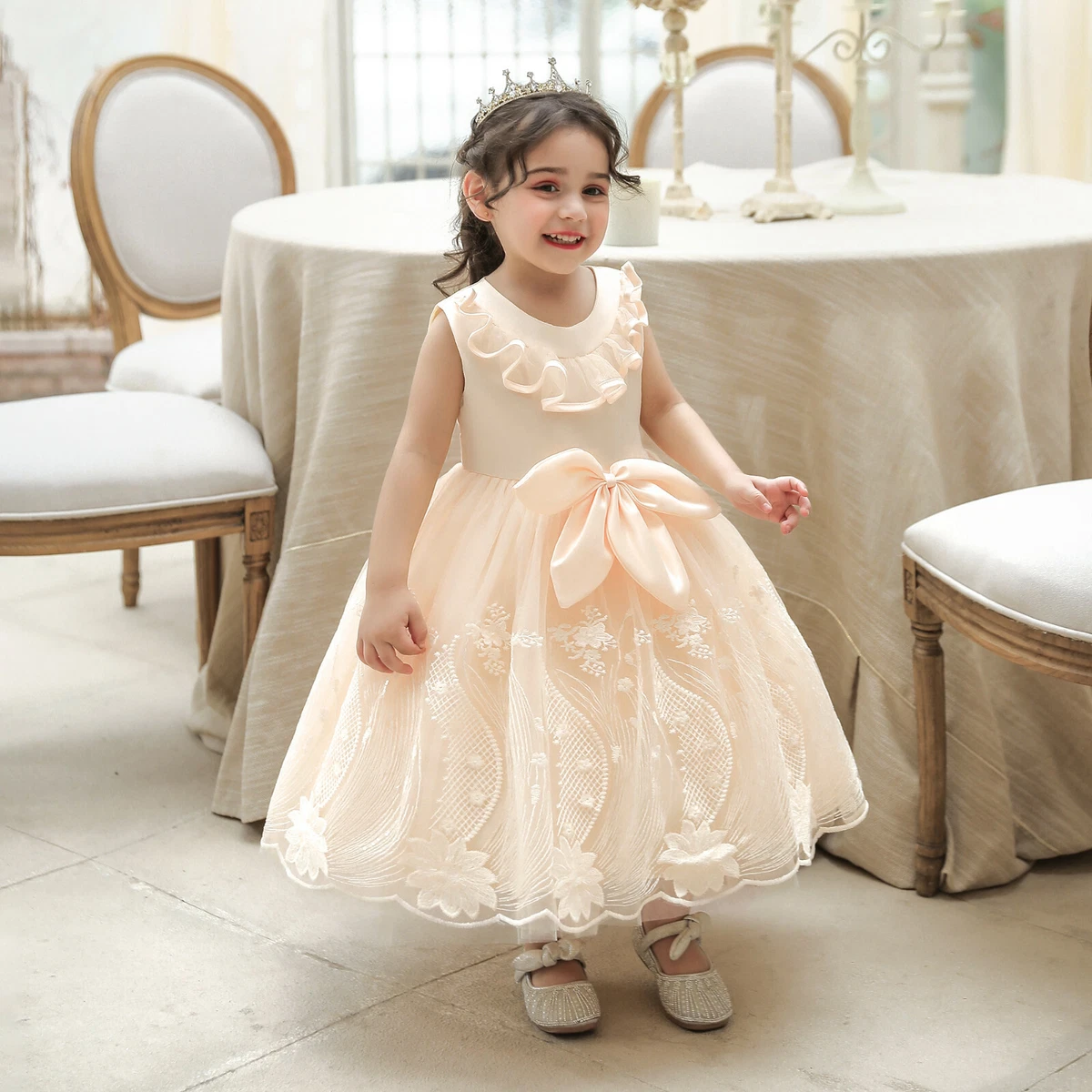 Newborn baby girl baptism cheap dresses