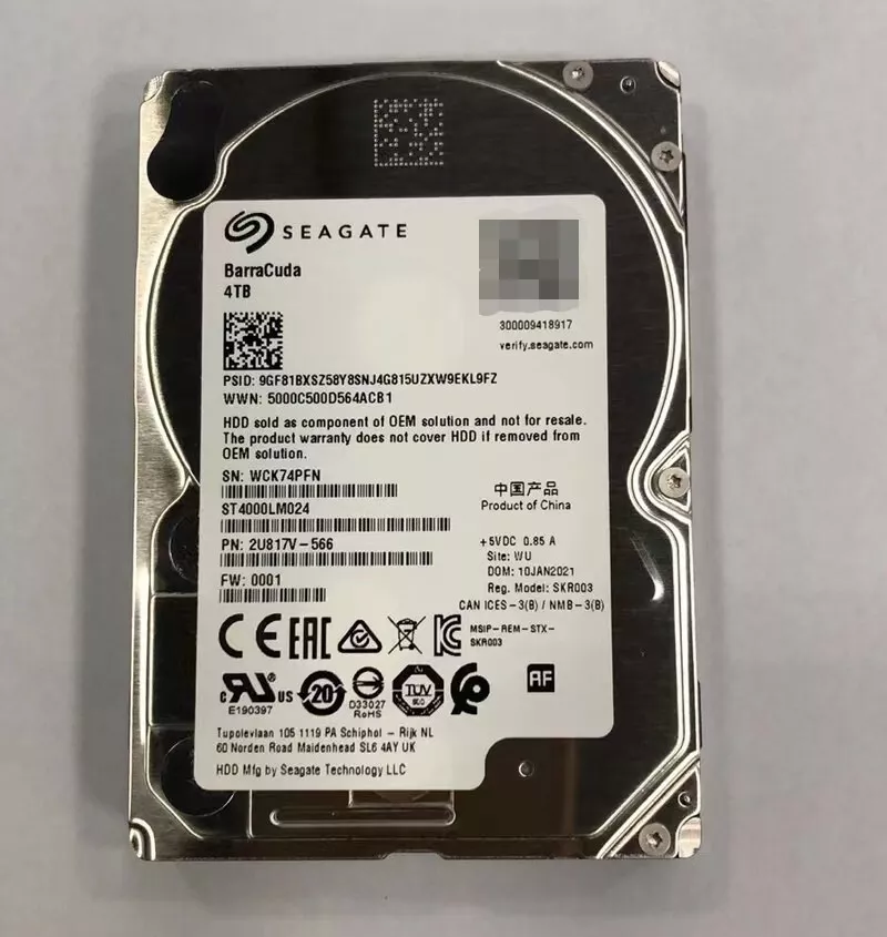 Seagate Barracuda 4TB 2.5