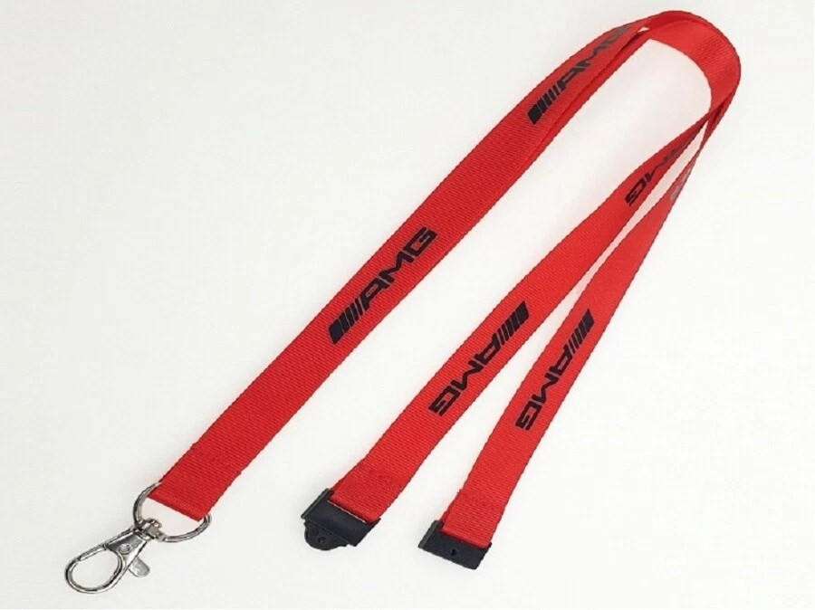 Original Mercedes-Benz AMG Schlüsselband Lanyard rot Nylon  