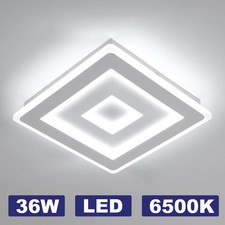 LED Ceiling Light 36W 6500k Modern Square Lighting Lamp Bedroom Hallway Stairs