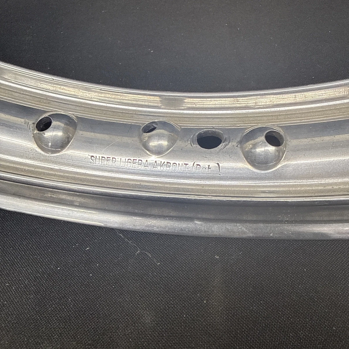 RARE SUPER LIGERA AKRONT DEEP DISH ALLOY RIM 18in  #0231