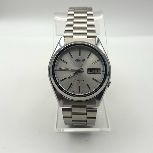 Vintage Seiko Automatic 7009-80205 17 Jewels Day/Date 37mm Mens Watch Runs Good - Image 1