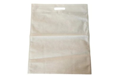 100 x weiße Stoff-Einkaufstasche 16 Zoll Breite x 191/2 Zoll Länge.