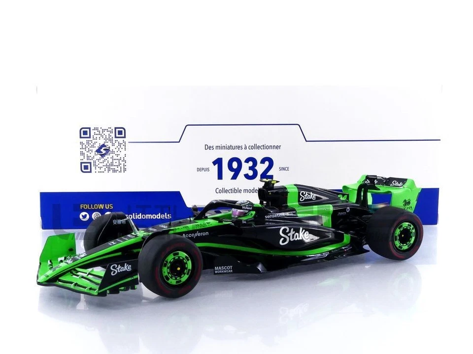SOLIDO 1/18 - STAKE F1 C44 - BAHRAIN GP 2024 (G. ZHOU) S1814101 - 421186375