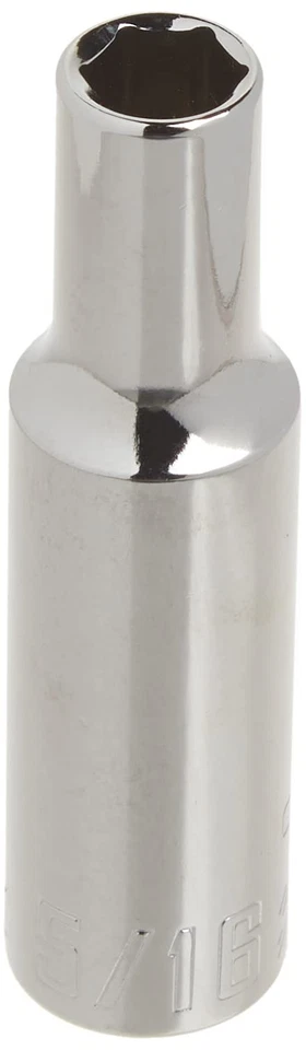 Deep Socket, SAE, 3/8-Inch Drive, 5/16-Inch, 6-Point CMMT23145 - Image 3 of 4