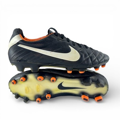 Nike Tiempo Legend IV FG 454316-018 Elite US9 UK8 Black Men's