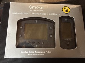 BBQ Smoke By ThermoWorks Wireless Receiver 300 Foot Range Dual Channel
