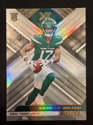 2022 Panini XR - Garrett Wilson #106 White /75 (RC) NY Jets