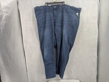 Nautica Straight Fit Stretch Denim Blue Straight Jeans Mens Size 60 x 32, New,