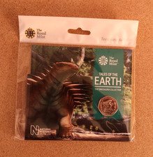 ROYAL MINT 2020 Tales of the Earth Hylaeosaurus Dinosaur 50 pence pack