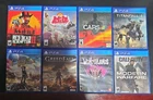 PS4 Game Lot Of 8. Red Dead Redemption 2, Call Of Duty, Tiny Tina's Wonderlands.