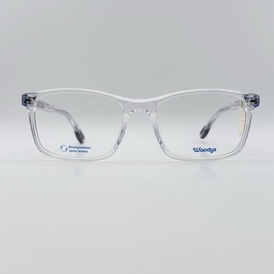 Woodys Brille Herren Damen eckig transparent FORD 05 NEU
