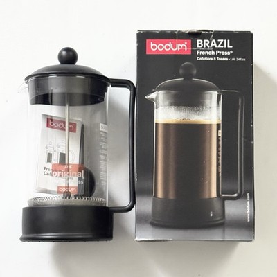 BODUM Brazil 8-Cup French Press Coffee Maker 34-oz Black New
