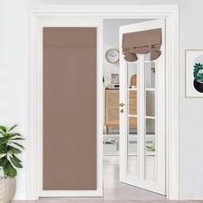 Blackout French Door Curtains-Thermal Insulated Block Light Tricia Window Pan...