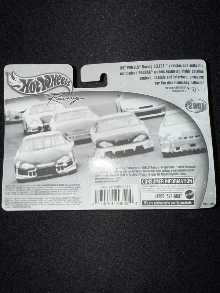 Darrell Waltrip Mountain Dew 1981 2001 Buick Regal 1/64 Hot Wheels Racing Select Foto 4 de 4