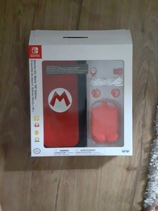 PDP Official Mario M Edition Starter Kit for Nintendo Switch - Open Box