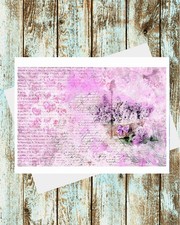 Floral Flower Art All Occasion Purpose Greeting cards 5 x 7" Set of 10