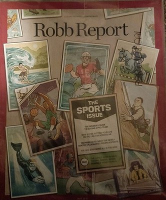 Robb Report~Back Issue Magazine~The Sports Issue~Sealed Plastic~May 2021