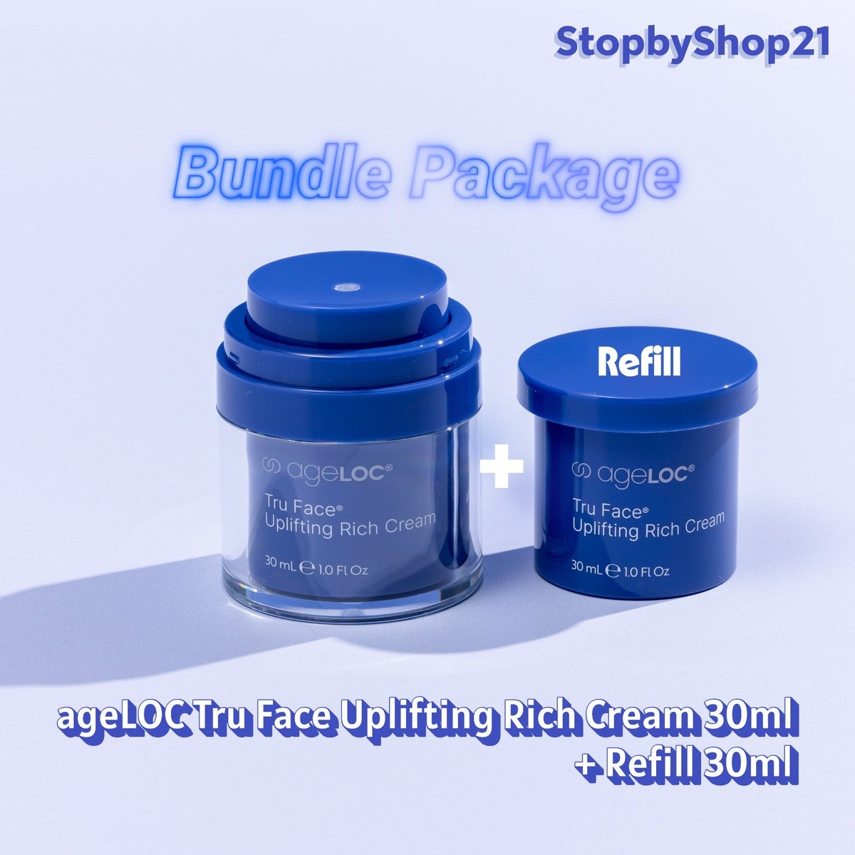 BUNDLE] Nu Skin NuSkin ageLOC Tru Face Uplifting Rich Cream+Refill