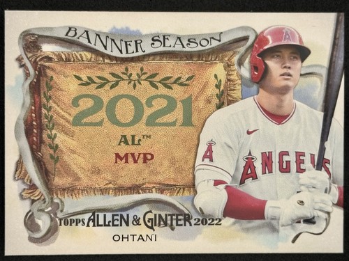 2022 Topps Allen & Ginter Shohei Ohtani Banner Season AL MVP BS-5 Angels