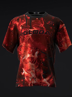 Custom Name Men's 900 Global - Ember Bowling Jersey USA Size