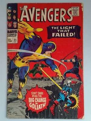 AVENGERS #35 G+ (2.5) DECEMBER 1966 MARVEL COMICS **