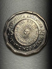 1964 Argentina 25 Pesos Coin
