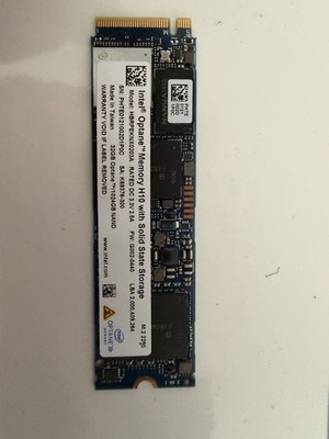 Intel Optane H10 32GB Optane + 1TB NVMe M.2 SSD Solid State Drive HBRPEKNX0203A