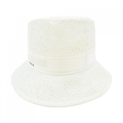 Authentic Dior CHRISTIAN DIOR D-BOBBY Bob Hat D-LACE 32DBS923X149  #241-003-9...