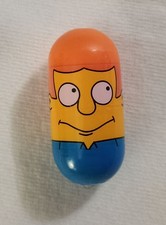 VINTAGE SPIN MASTER 2004 THE SIMPSONS MIGHTY BEANZ NUMBER 10 ROD FLANDERS BEAN